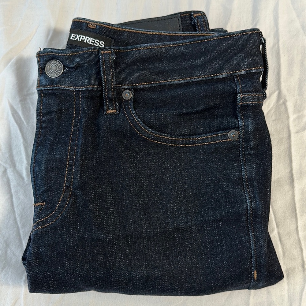 Express Men Slim Straight Dark Navy (28x30)